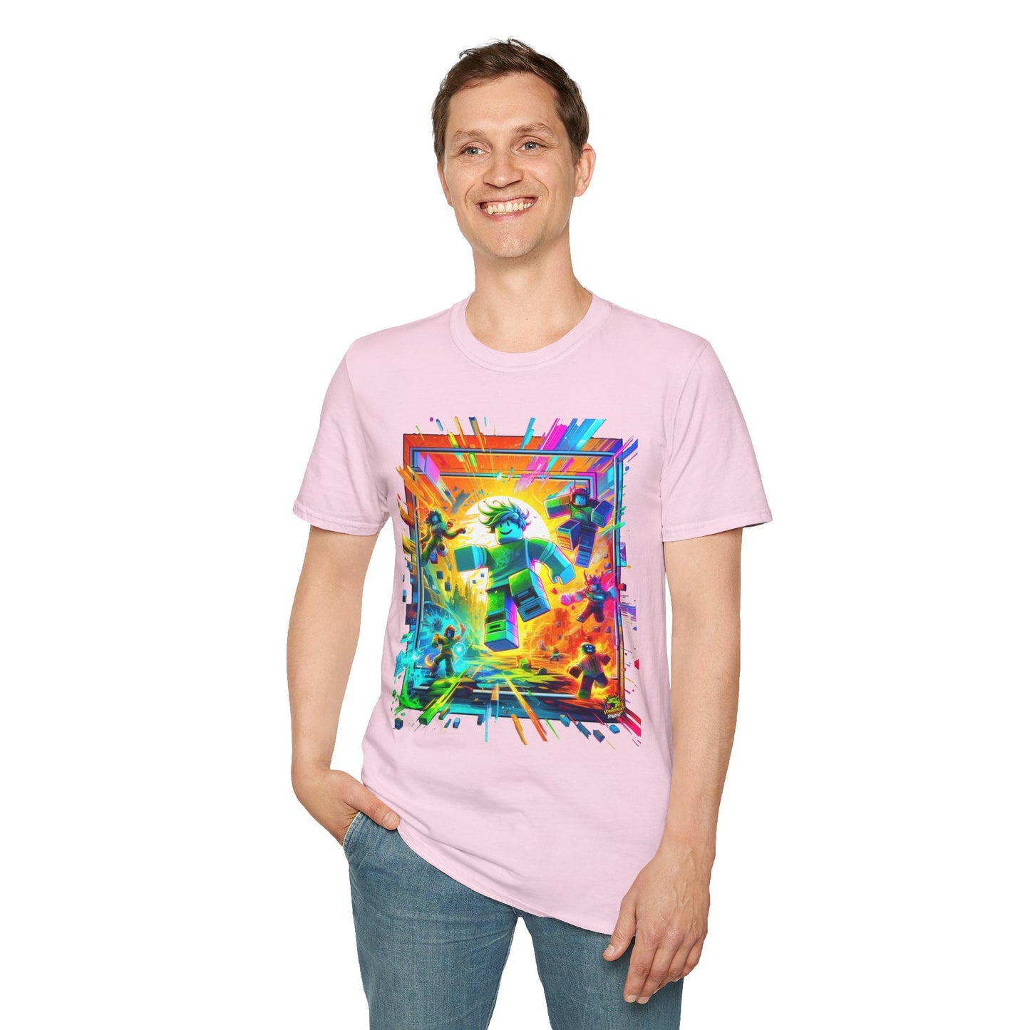 Unique Roblox Game Tee for Boys & Girls | Roblox Avatar Graphic T-Shirt | Cool Roblox Clothing | Perfect Roblox Gift