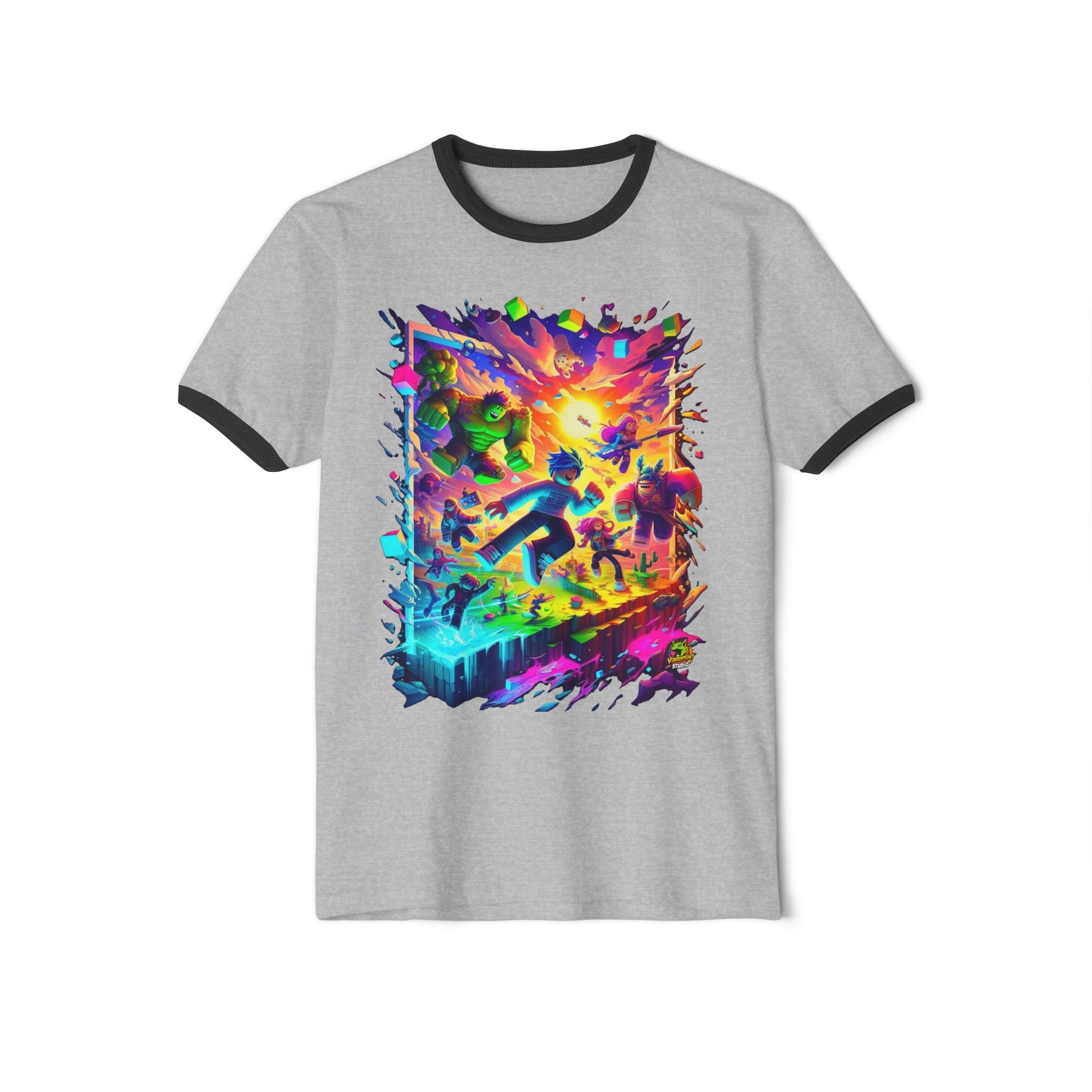 Title: Roblox T Shirt for Adults & Kids | Roblox Adventure Fan Tee | Roblox Gaming Shirt - High Quality Image