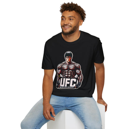 Athletes - UFC T Shirt | Unleash Fierce Confidence | UFC Tee with Baki Anime Inspiration for Athletes - premium material. perfect gift idea. Order yours now and stand out with this exclusive piece!