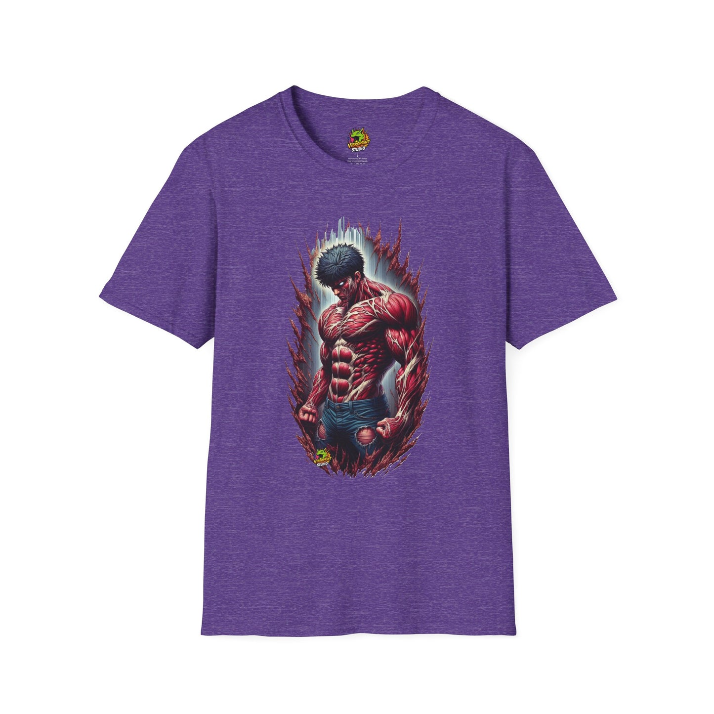 Baki - UFC T Shirt | Unleash Fierce Confidence | UFC Tee with Baki Anime Influence for Gym Lovers - custom-made. perfect gift idea. Order yours now and stand out with this exclusive piece!