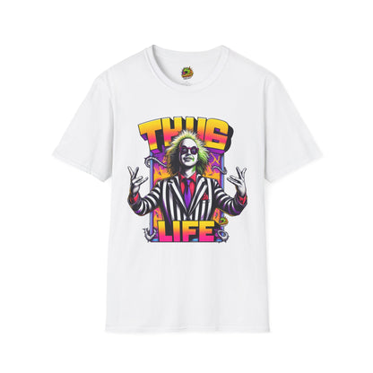 | - Beetlejuice Shirt | Thug Life Graphic Tee | Halloween Beetlejuice Costume T-Shirt - premium material. limited stock. Order yours now and stand out with this exclusive piece!