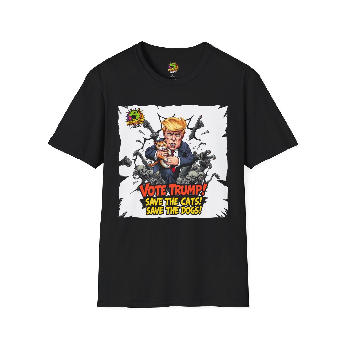 Meme - They're Eating the Dogs Tee | Trump Election Satire T-Shirt | Funny Meme Graphic Tee - premium material. limited stock. Order yours now and stand out with this exclusive piece!