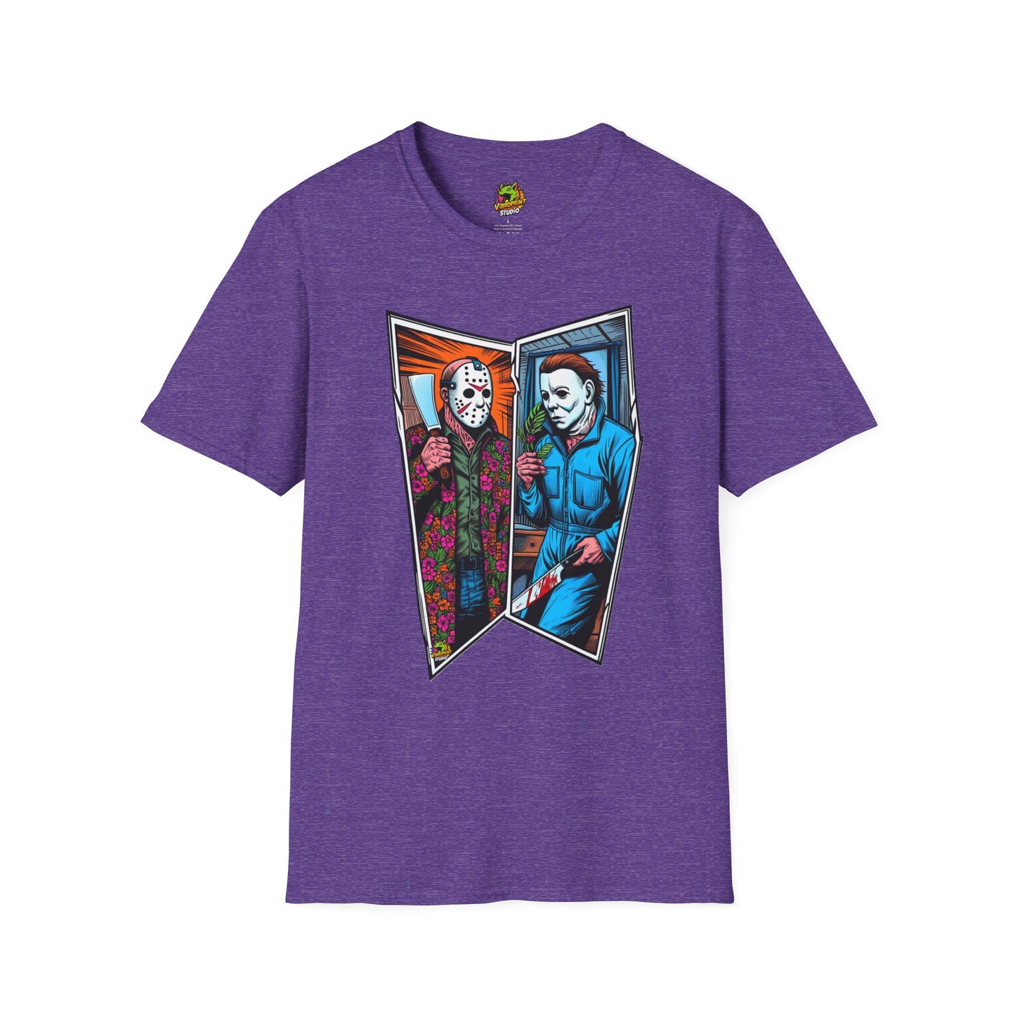 & - Jason Voorhees & Michael Myers Shirt | Funny Halloween Horror Tee - custom-made. perfect gift idea. Order yours now and stand out with this exclusive piece!