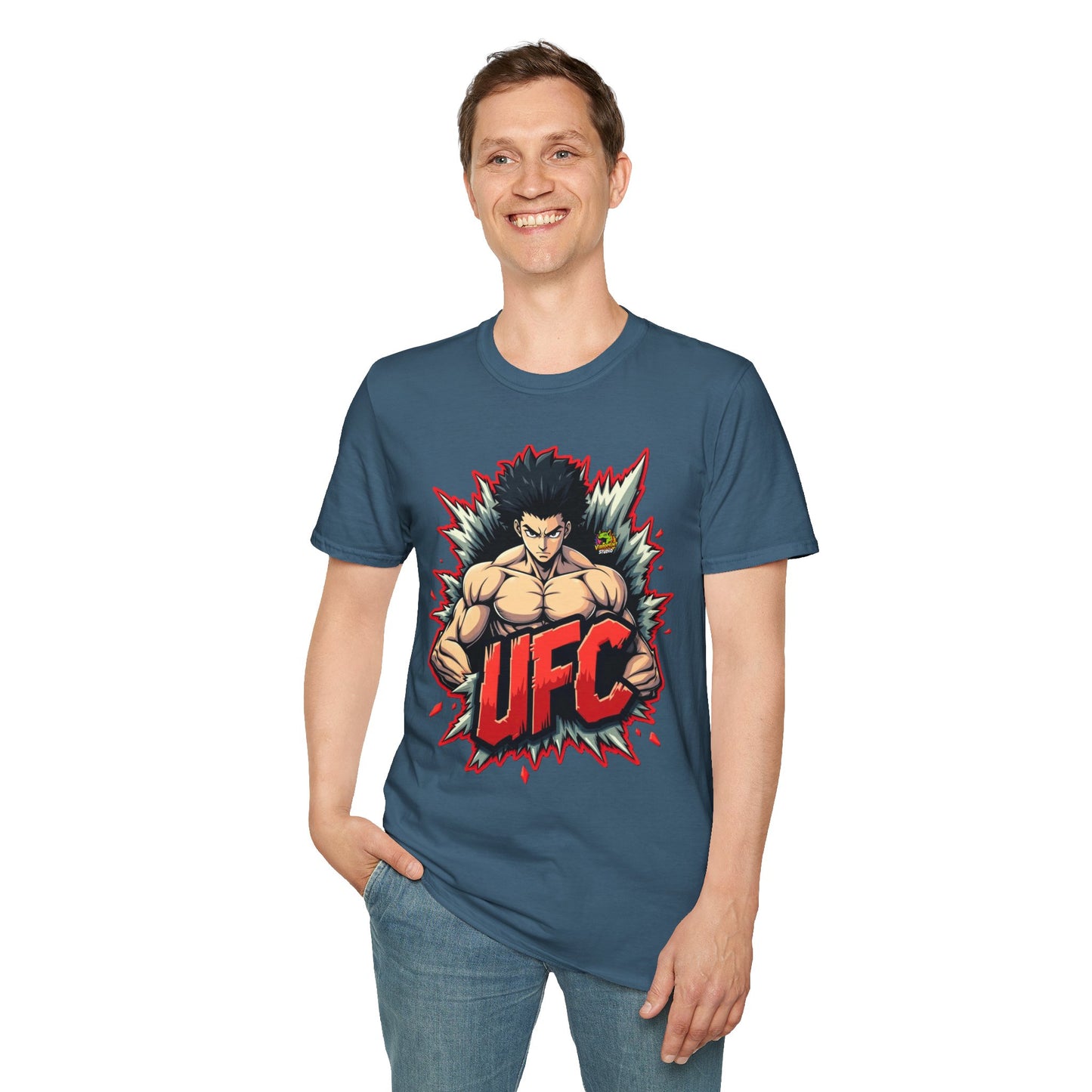 UFC T Shirt | Unleash Fierce Confidence | UFC Tee with Baki Anime Inspiration for Gym