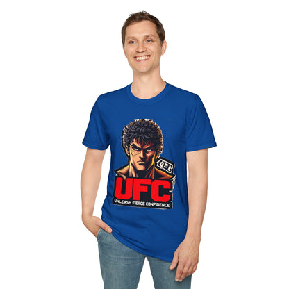 with - UFC T Shirt | Unleash Fierce Confidence | Motivational UFC Tee with Baki Anime Elements - custom-made. limited stock. Order yours now and stand out with this exclusive piece!