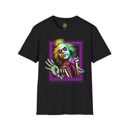 Beetlejuice Shirt | Creepy Cute Halloween Tee | Funny Beetlejuice T-Shirt for Adults | Perfect Spooky Gift - High Quality Image