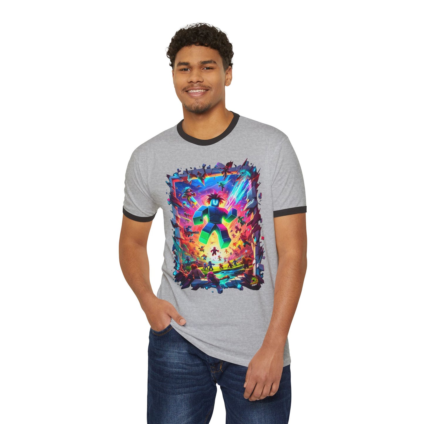 Roblox T Shirt for Adults & Kids | Roblox Fan Tee | Roblox Adventure Gaming Shirt - High Quality Image