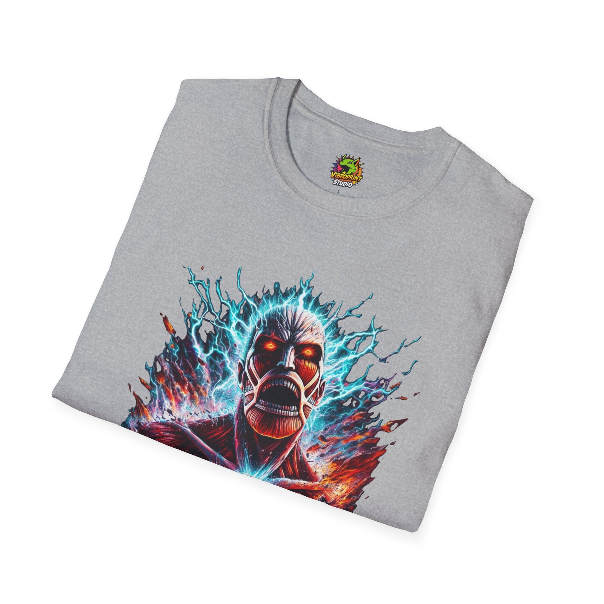 on - Eren Yeager Titan’s Judgment Tee | Attack on Titan Shirt | Shingeki - premium material. limited stock. Order yours now and stand out with this exclusive piece!