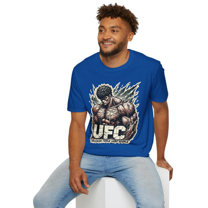 UFC T Shirt | Unleash Fierce Confidence | Motivational UFC Tee with Baki Anime Influence