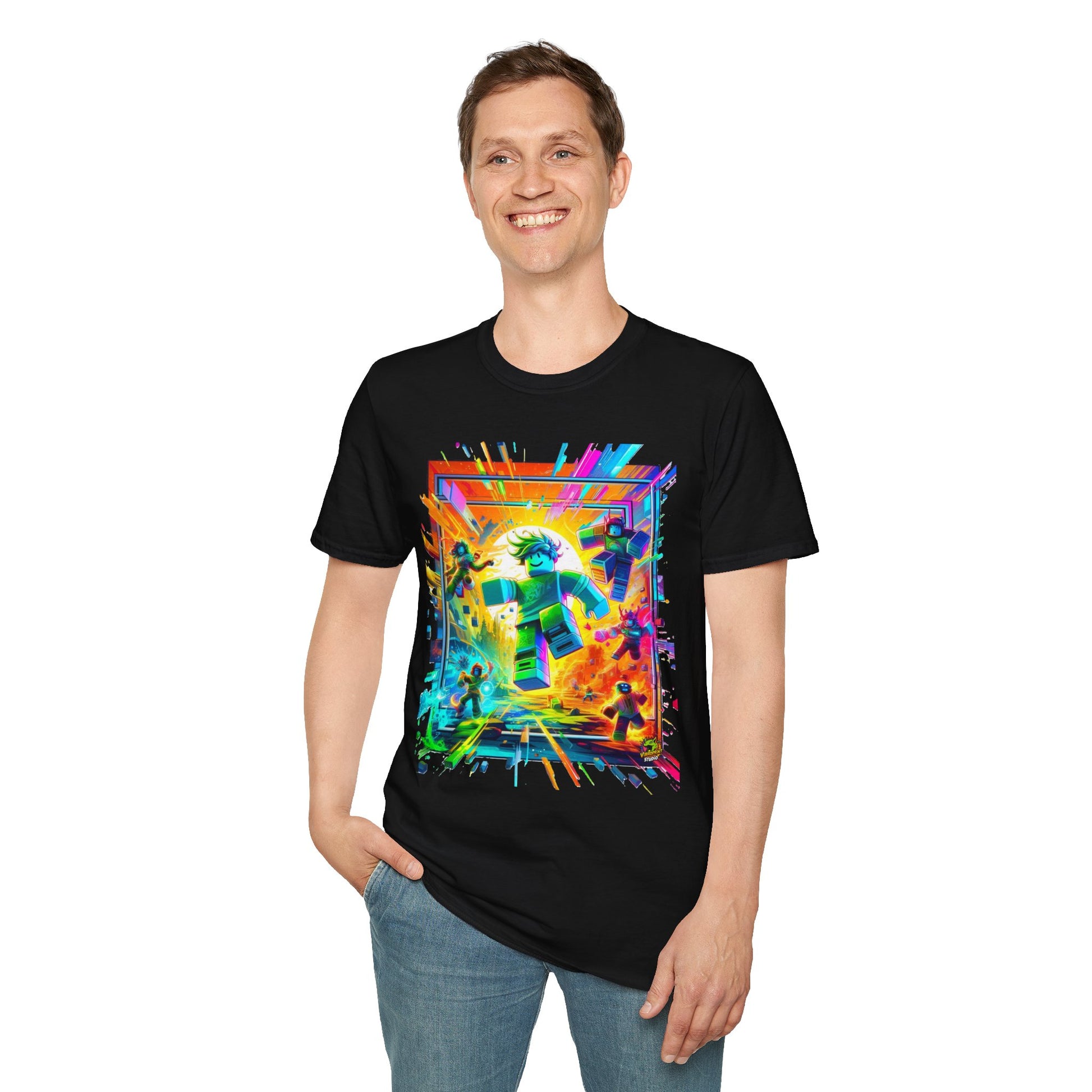 Boys - Unique Roblox Game Tee for Boys & Girls | Roblox Avatar Graphic T-Shirt | Cool Roblox Clothing | Perfect Roblox Gift - custom-made. perfect gift idea. Order yours now and stand out with this exclusive piece!