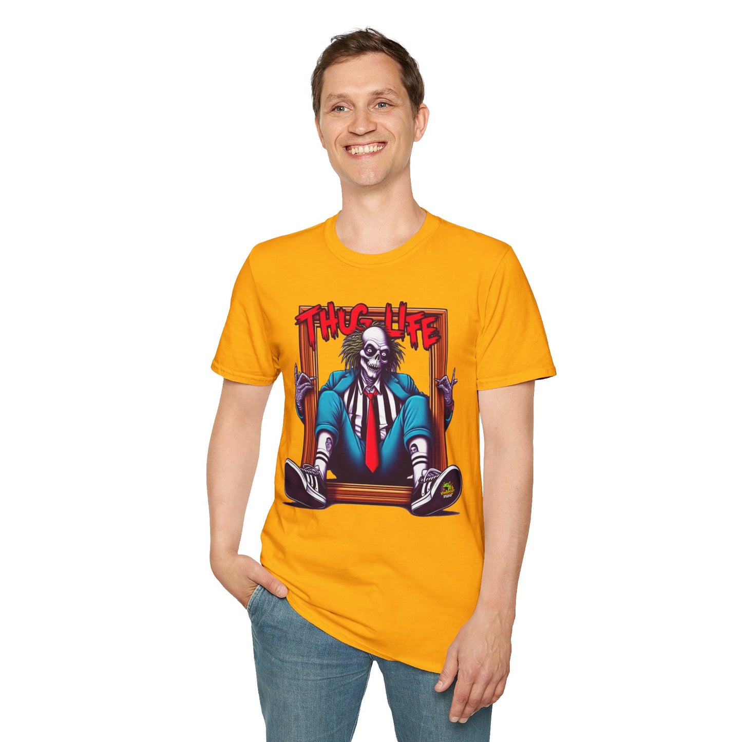 exclusive - Beetlejuice Shirt | Thug Life Inspired Tee | Halloween Graphic T-Shirt | Spooky Beetlejuice Style - premium material. perfect gift idea. Order yours now and stand out with this exclusive piece!