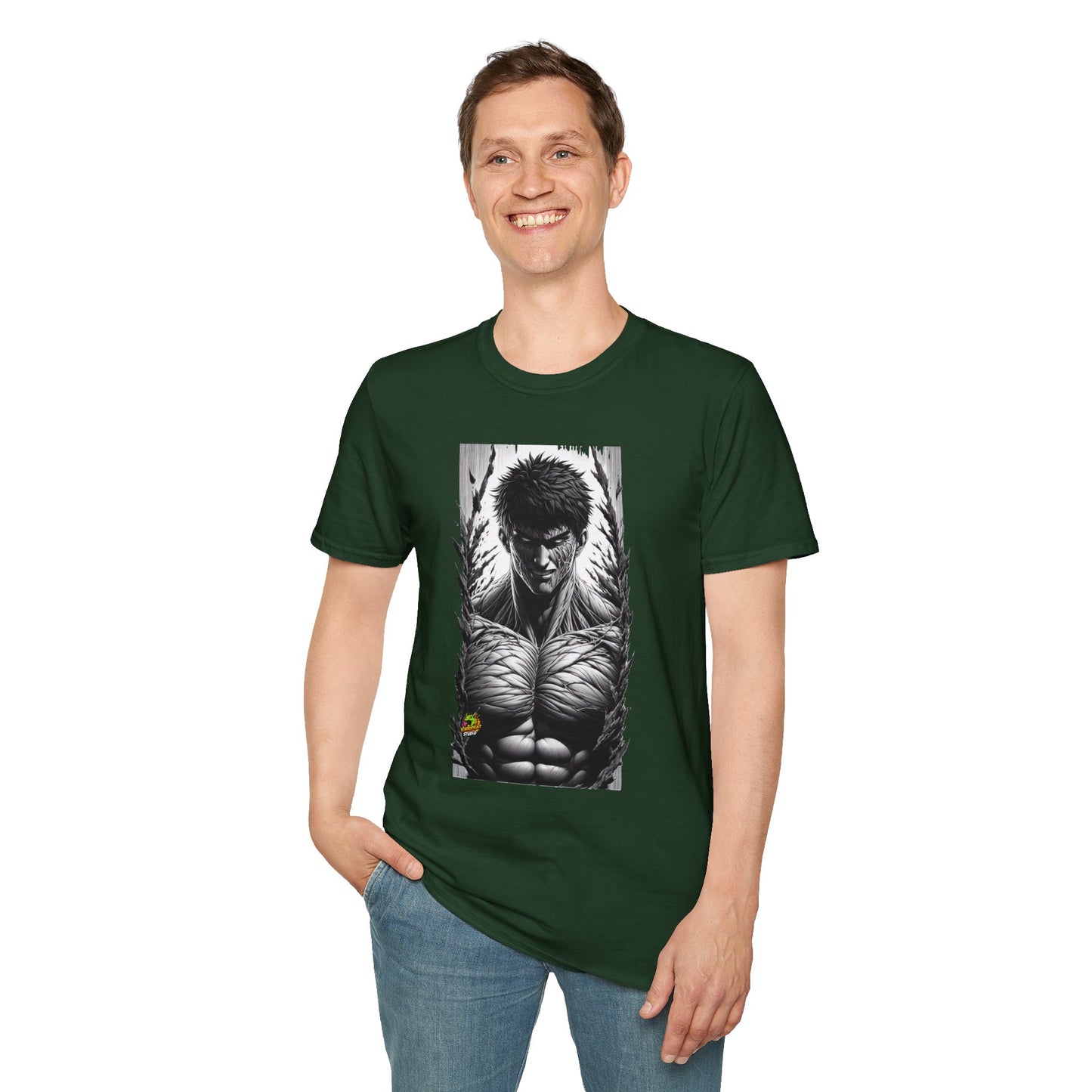 UFC T Shirt | Unleash Fierce Confidence | Motivational UFC Tee with Baki Anime Inspiration for Gym