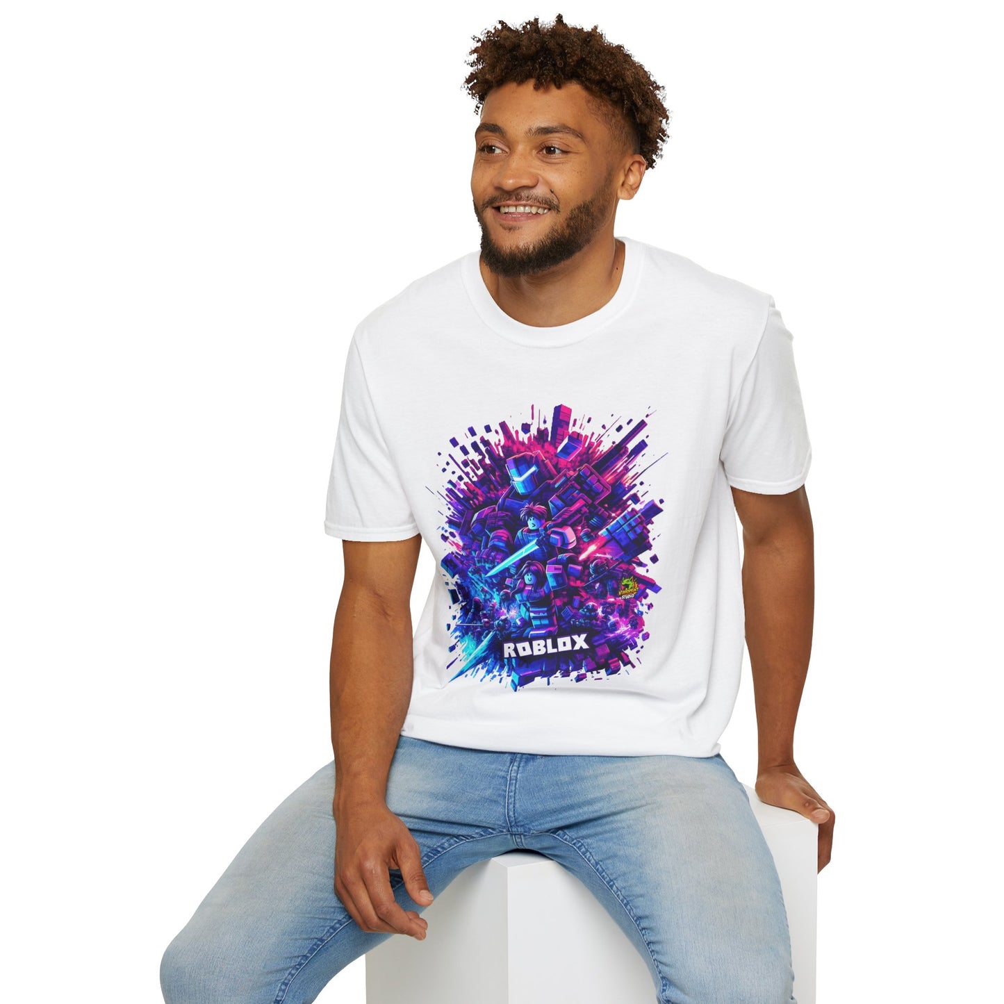 Universe - Roblox T-Shirt - Blocky Universe - premium material. limited stock. Order yours now and stand out with this exclusive piece!