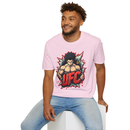 UFC T Shirt | Unleash Fierce Confidence | UFC Tee with Baki Anime Inspiration for Gym