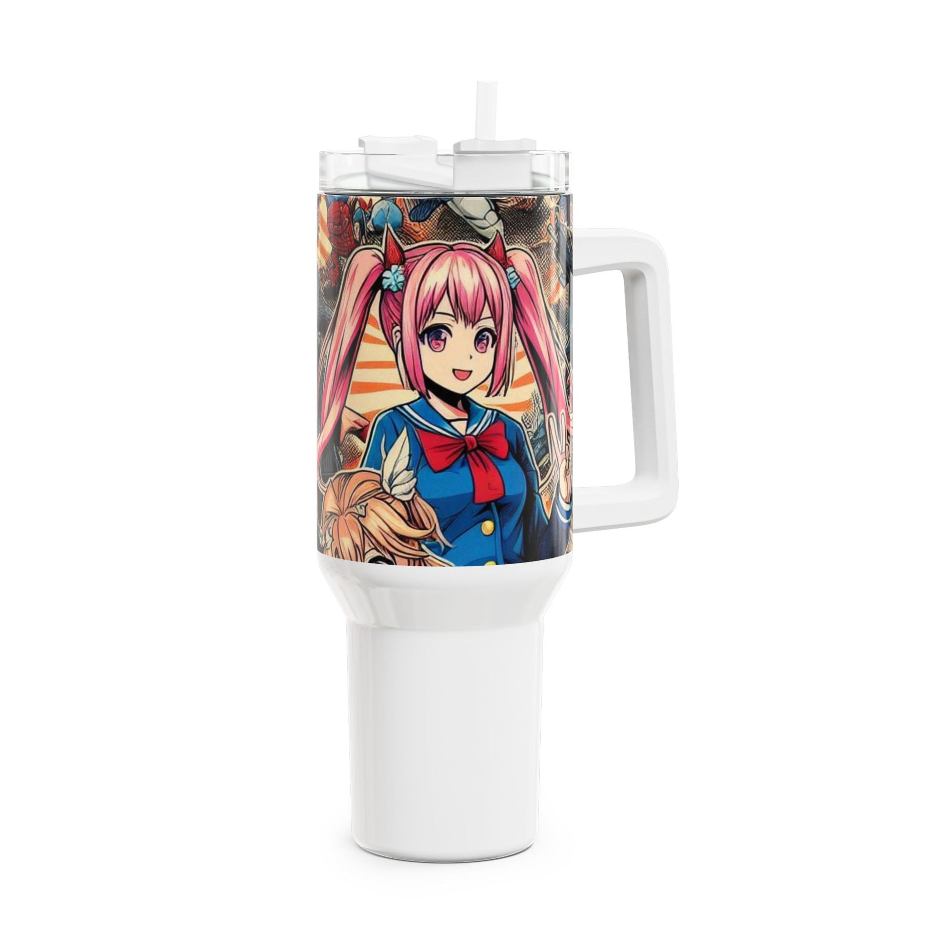 Anime - Stanley cup | Geek Themed Drinkware for Anime and Cartoon Fans | Colorful Tumbler - custom-made. perfect gift idea. Order yours now and stand out with this exclusive piece!