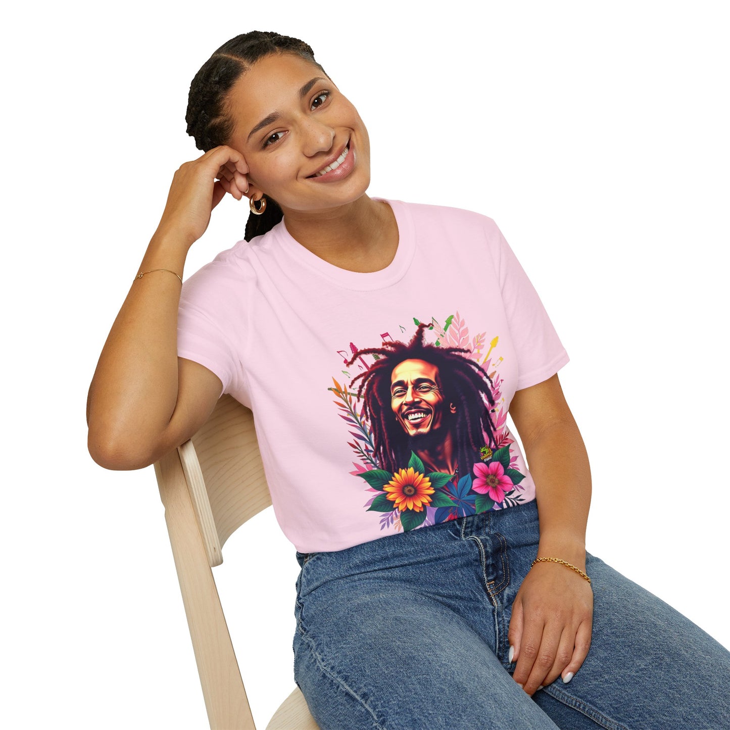 Bob Marley T-Shirt - One Love Harmony - VibroPrint Studio