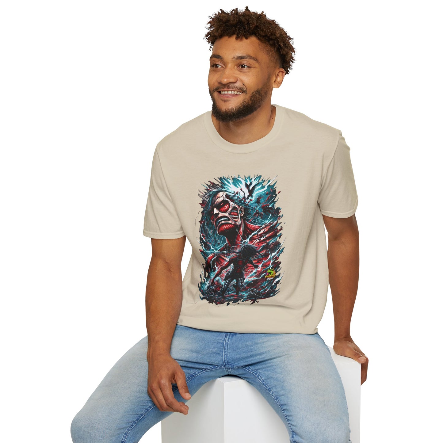 Eren Yeager Titan’s Resolve Unshaken Tee | Official Attack on Titan - VibroPrint Studio