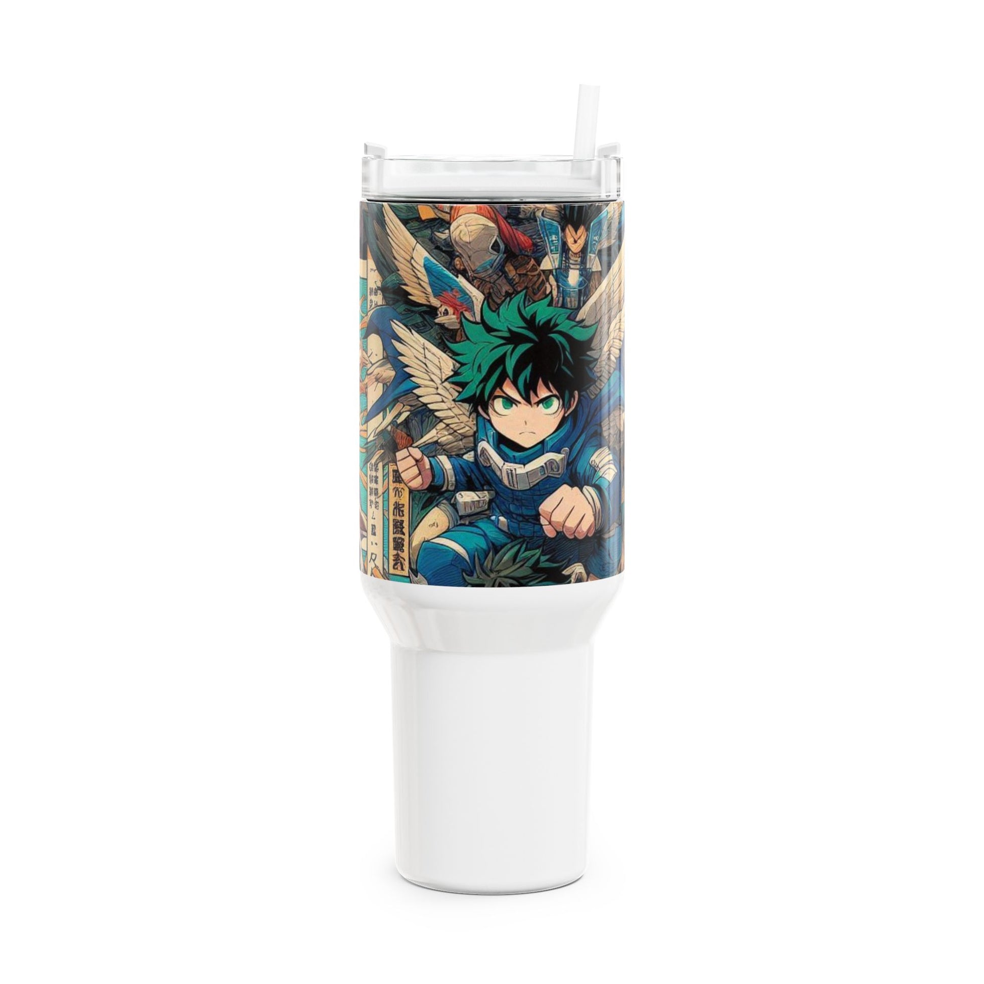 Stanley cup | Geek Themed Drinkware for Anime Fans | Colorful Cartoon Tumbler - High Quality Image