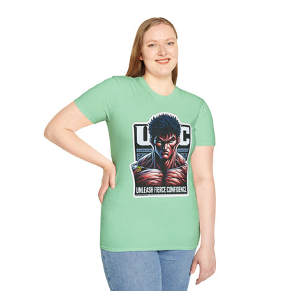 UFC T Shirt | Unleash Fierce Confidence | UFC Tee with Baki Anime Strength