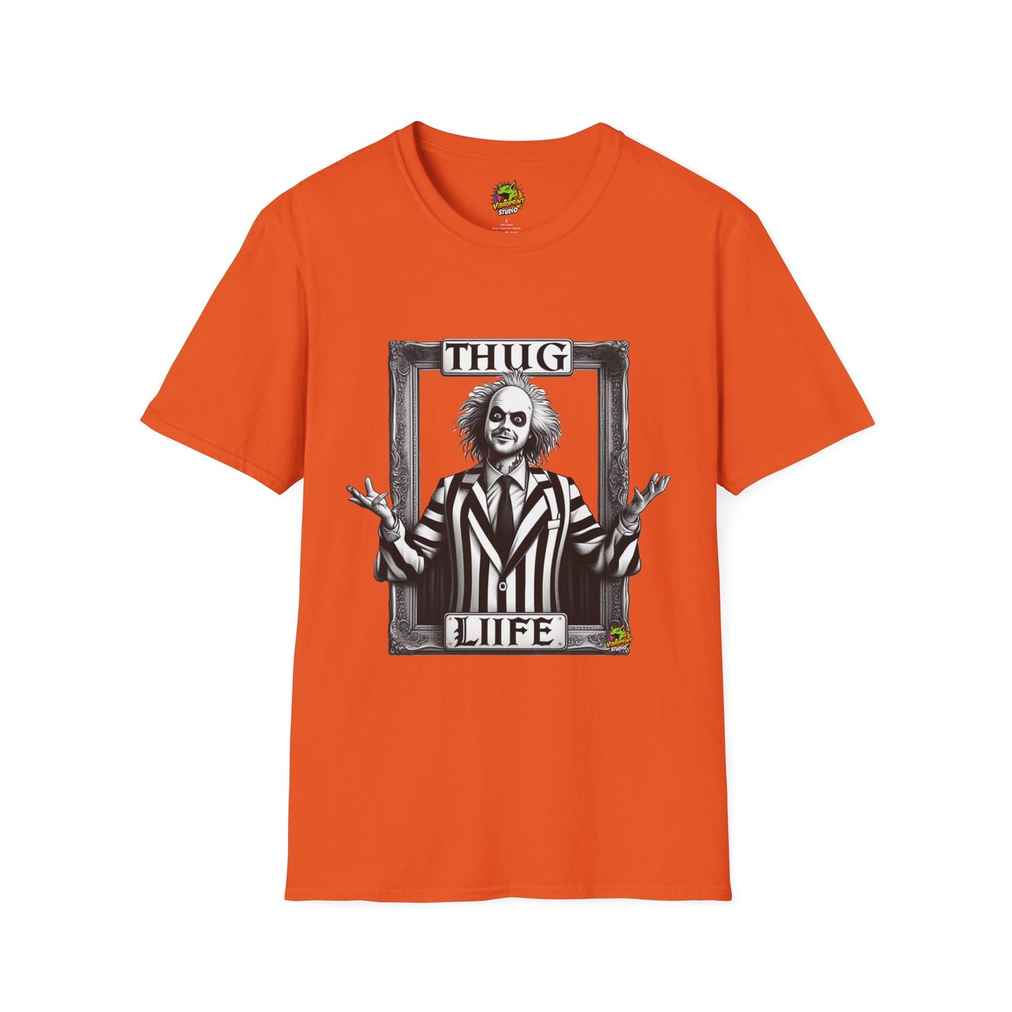 Tee - Beetlejuice Shirt | Thug Life Halloween T-Shirt | Beetlejuice Costume Tee with Attitude - premium material. perfect gift idea. Order yours now and stand out with this exclusive piece!