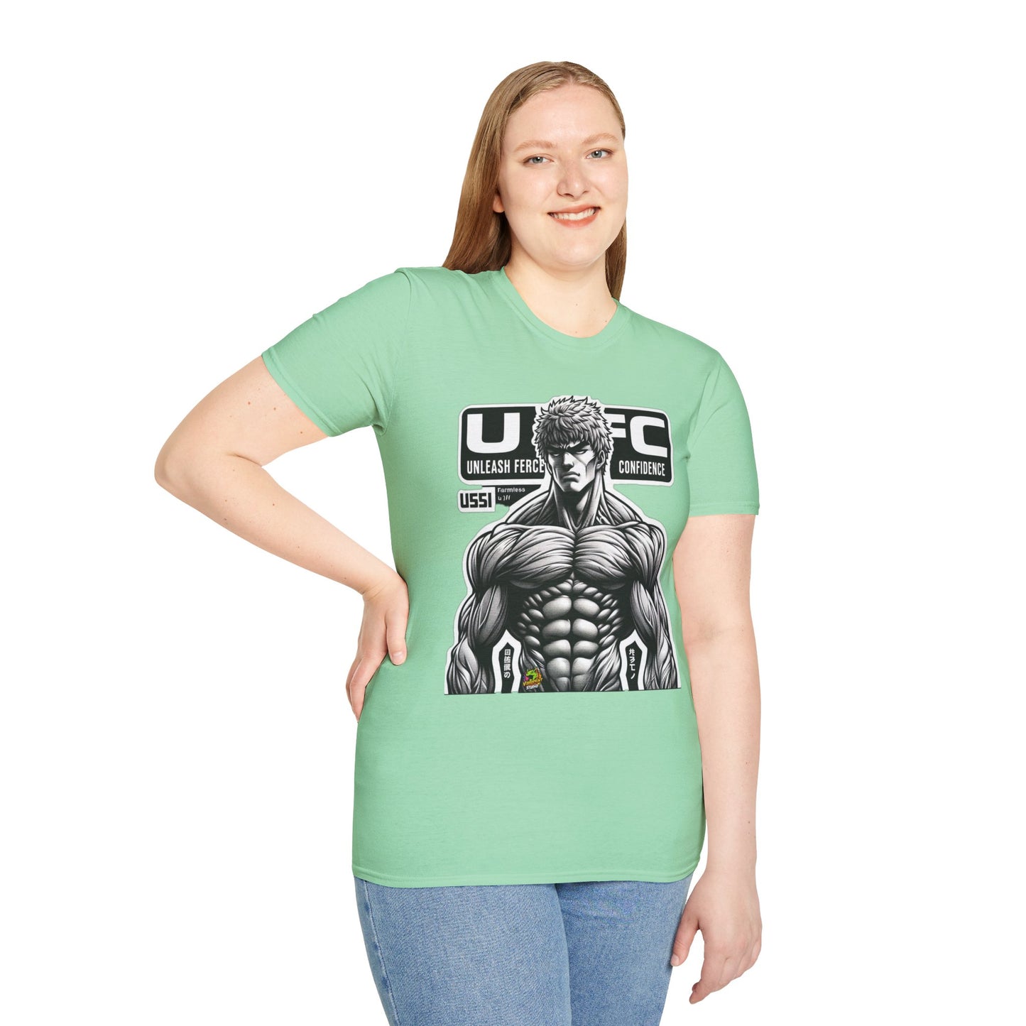 UFC T Shirt | Unleash Fierce Confidence | UFC Tee Inspired by Baki Anime T Shirt for Fitness Lovers