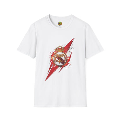 Real Madrid Jersey Fun Fan Edition - Vibroprint Design Football T-Shirt