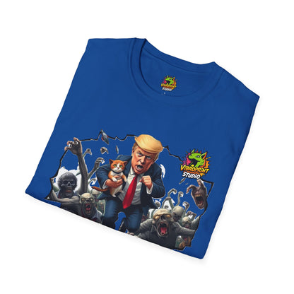 Graphic - They're Eating the Dogs Tee | Satire Trump Graphic T-Shirt | Funny Election Humor Shirt - premium material. limited stock. Order yours now and stand out with this exclusive piece!