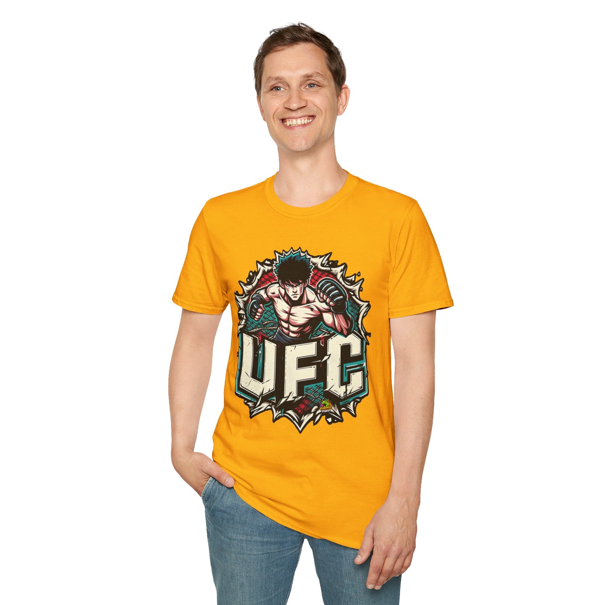 Michael Myers inspired design - UFC T Shirt | Motivational UFC Tee Shirts | Unleash Fierce Confidence for Gym - spooky season. spooky season t-shirt with unique flair. Order yours now and stand out with this exclusive piece!