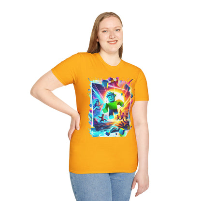 Roblox Avatar T-Shirt for Kids | Unique Roblox Graphic Tee | Roblox Gaming Merch | Cool Gift for Roblox Fans