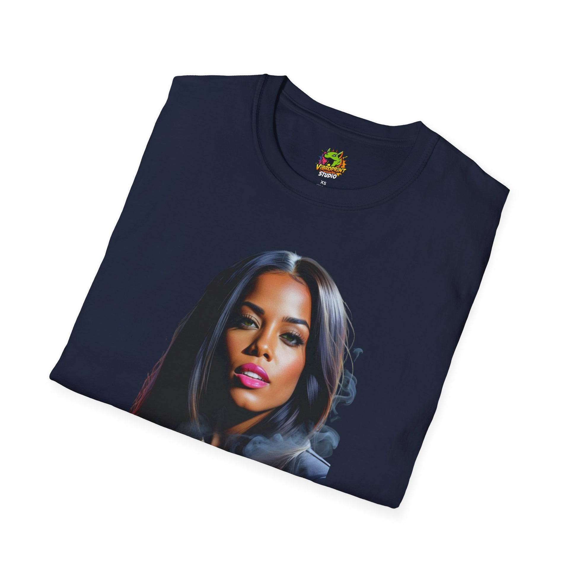 | - Aaliyah shirt | The Legacy Lives On | Memorial Portrait Tribute Tee - custom-made. limited stock. Order yours now and stand out with this exclusive piece!