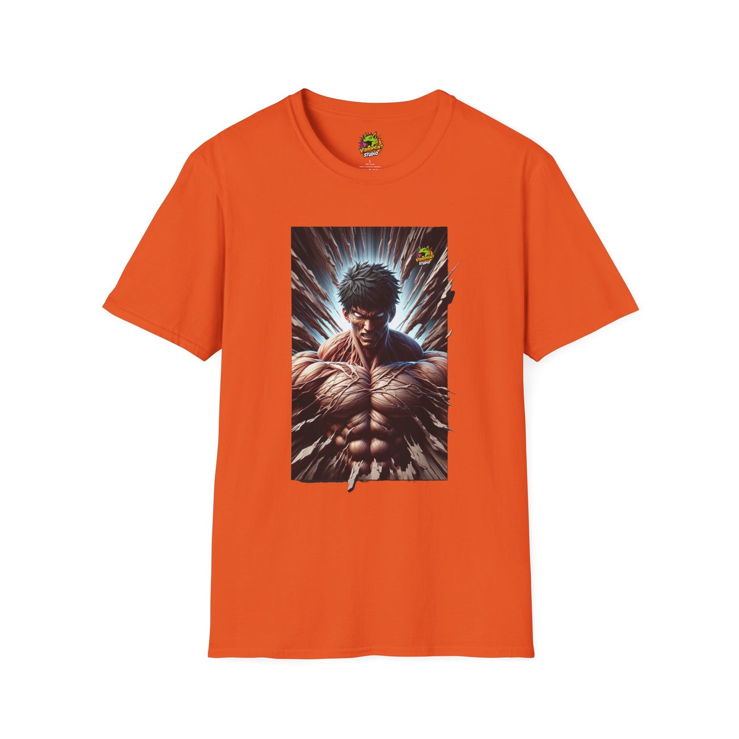 Anime - UFC T Shirt | Unleash Fierce Confidence | Motivational UFC Tee with Baki Anime Influence - premium material. limited stock. Order yours now and stand out with this exclusive piece!