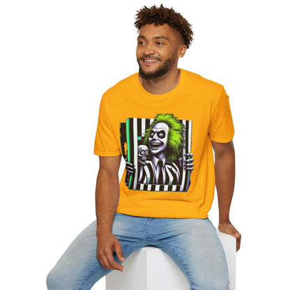 Image of Top-Quality Beetlejuice Shirt | Halloween Beetlejuice Tee | Beetlejuice Movie Merch | Funny Beetlejuice Shirt | Graphic Tee