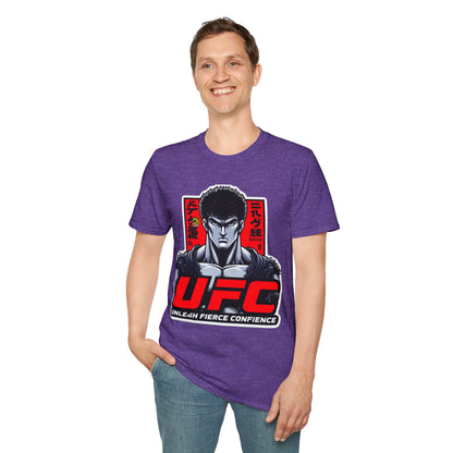 UFC T Shirt | Unleash Fierce Confidence | UFC Tee with Baki Anime Style