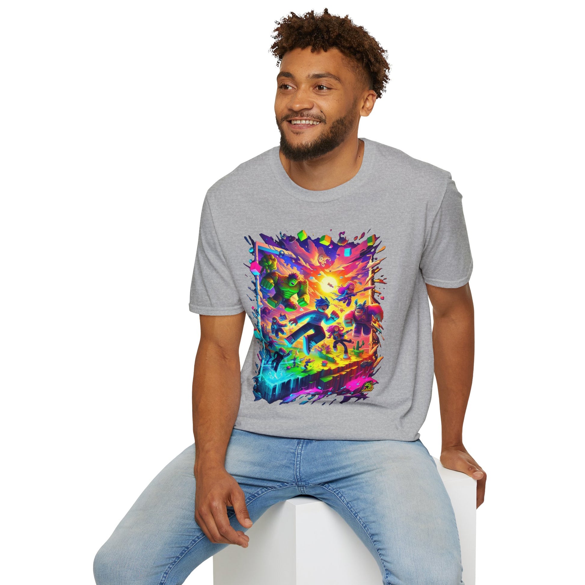 Girls - Unique Roblox T-Shirt for Boys & Girls | Roblox Gamer Shirt | Roblox Clothing for Kids | Roblox Avatar Graphic Tee - premium material. limited stock. Order yours now and stand out with this exclusive piece!