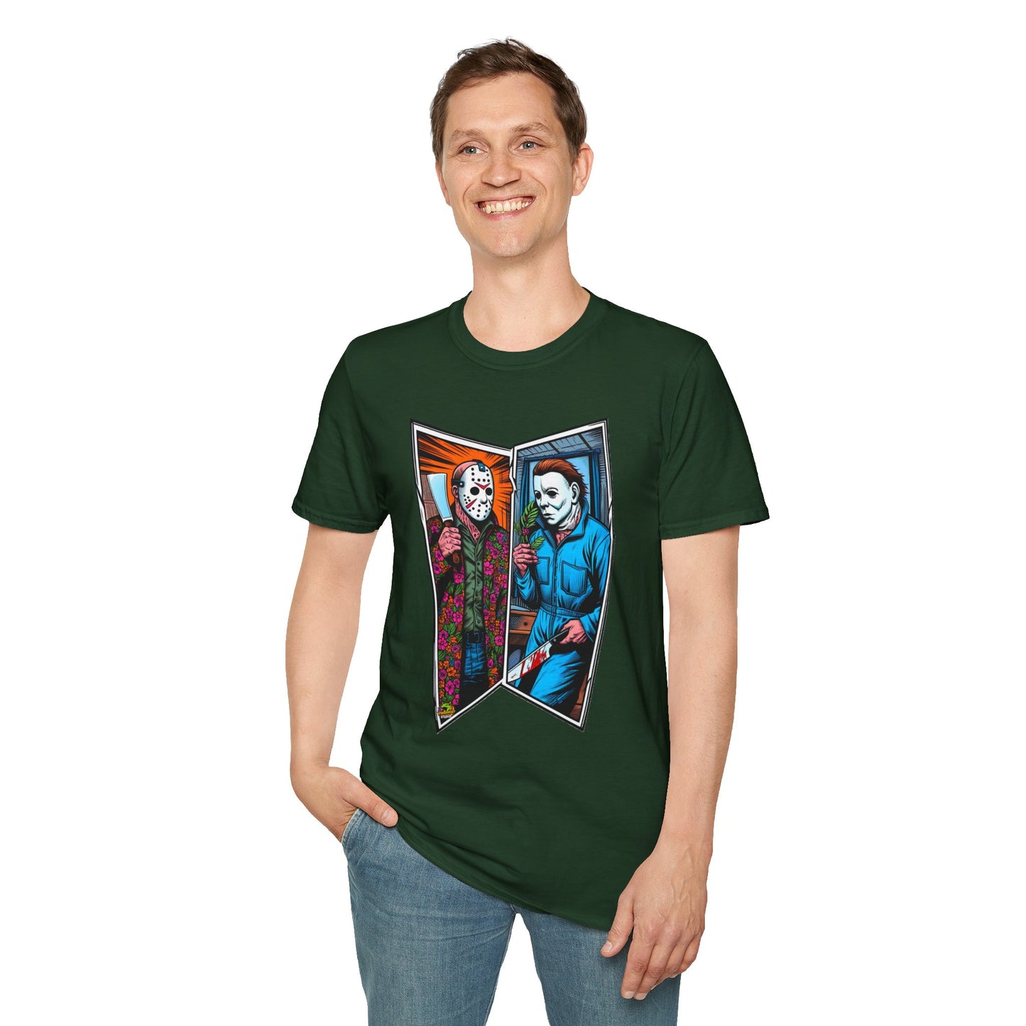 Jason Voorhees & Michael Myers Shirt | Funny Halloween Horror Tee