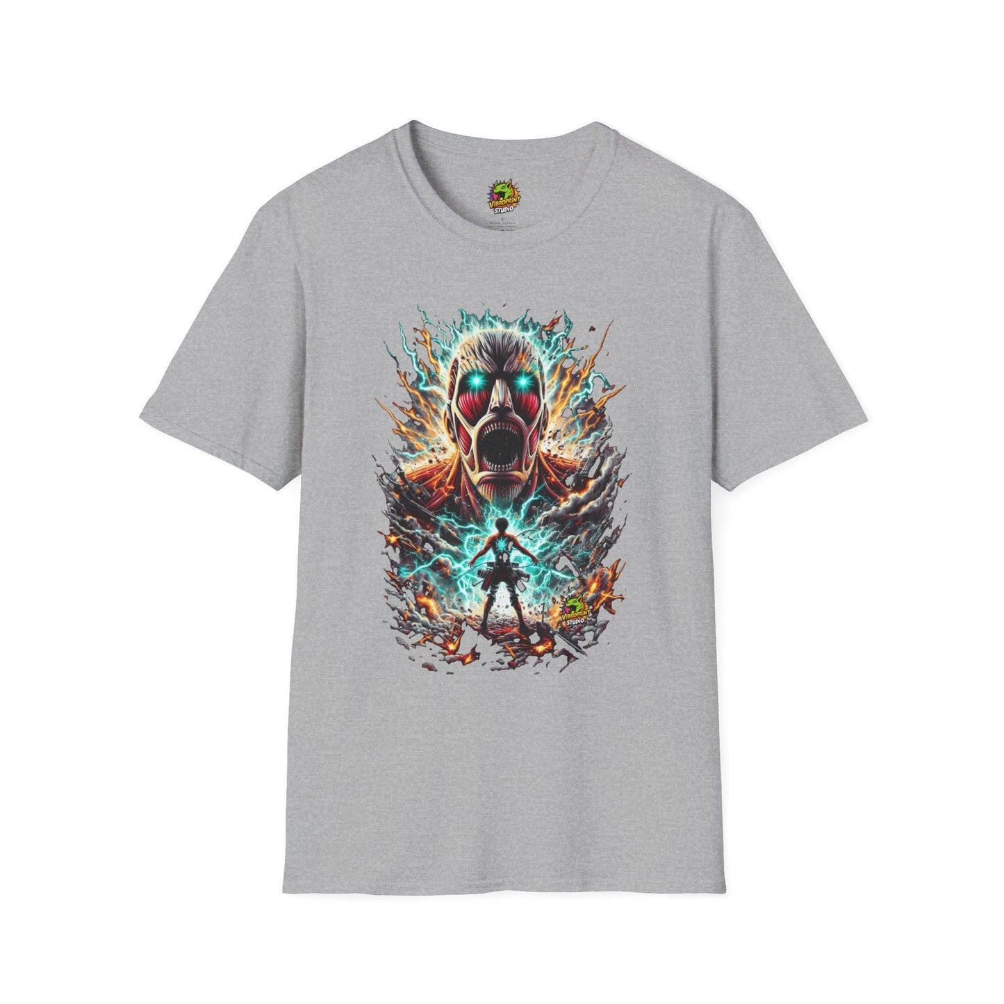 on - Eren Yeager Titan’s Strength Tee | Attack on Titan Shirt | Shingeki - premium material. limited stock. Order yours now and stand out with this exclusive piece!