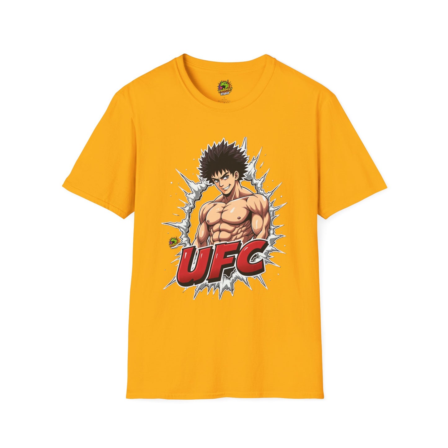 UFC - UFC T Shirt | Unleash Fierce Confidence | Motivational UFC Tee with Baki Anime Elements - custom-made. perfect gift idea. Order yours now and stand out with this exclusive piece!