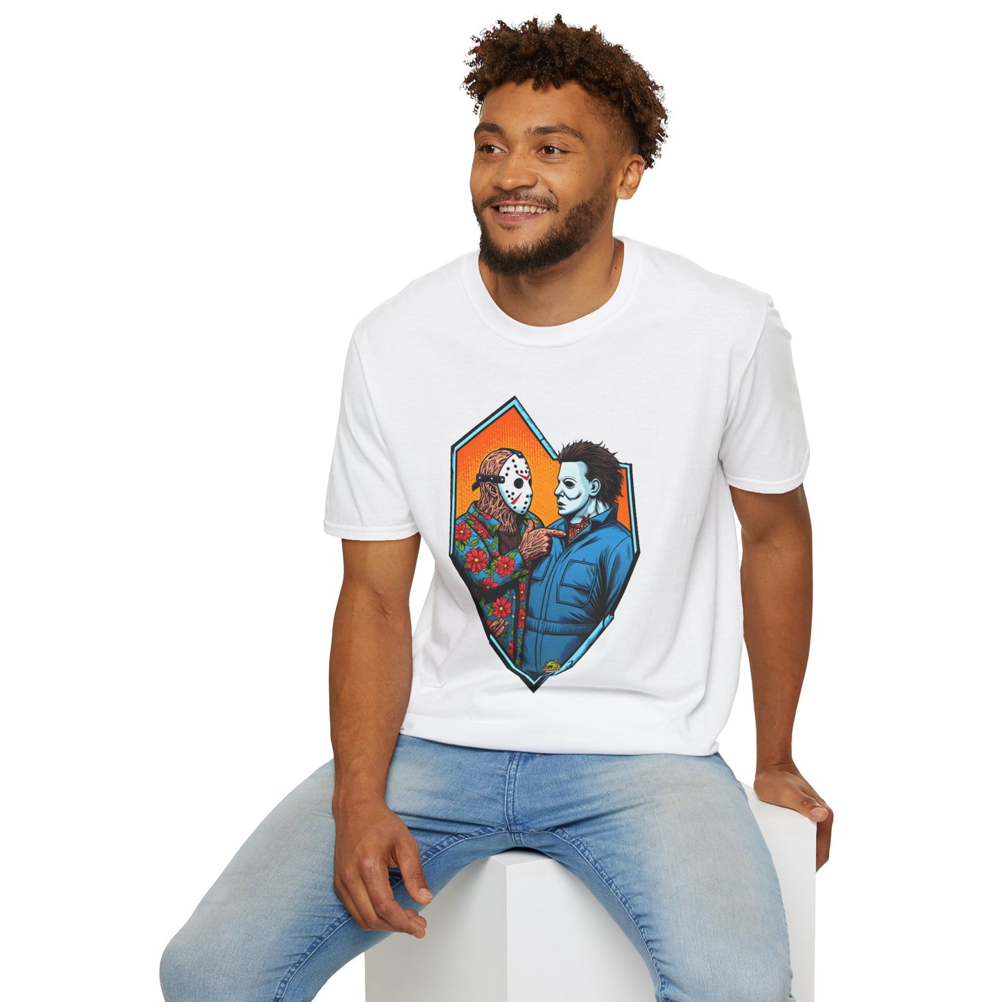 Funny - Michael Myers Vintage Shirt | Jason & Michael Funny Horror Tee - custom-made. limited stock. Order yours now and stand out with this exclusive piece!