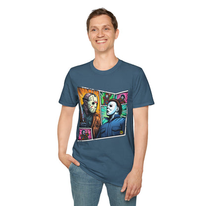 Jason Voorhees & Michael Myers Shirt | Funny Vintage Halloween Tee