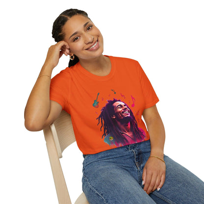 Bob Marley T-Shirt - Vibrant Rasta Revolution