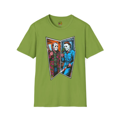 Michael - Jason Voorhees & Michael Myers Shirt | Funny Halloween Horror Tee - premium material. limited stock. Order yours now and stand out with this exclusive piece!