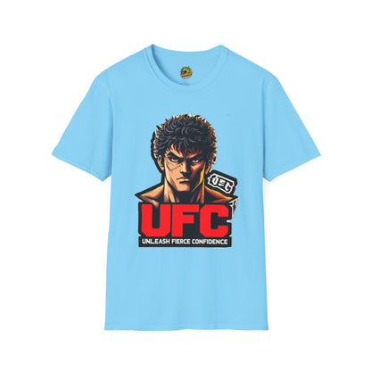 Unleash - UFC T Shirt | Unleash Fierce Confidence | Motivational UFC Tee with Baki Anime Elements - custom-made. limited stock. Order yours now and stand out with this exclusive piece!