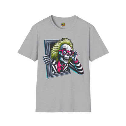 | - Beetlejuice Shirt | Spooky Beetlejuice Shirt | Beetlejuice Halloween Tee | Classic Beetlejuice Tee - premium material. limited stock. Order yours now and stand out with this exclusive piece!