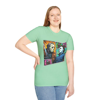 Jason Voorhees & Michael Myers Shirt | Funny Vintage Halloween Tee