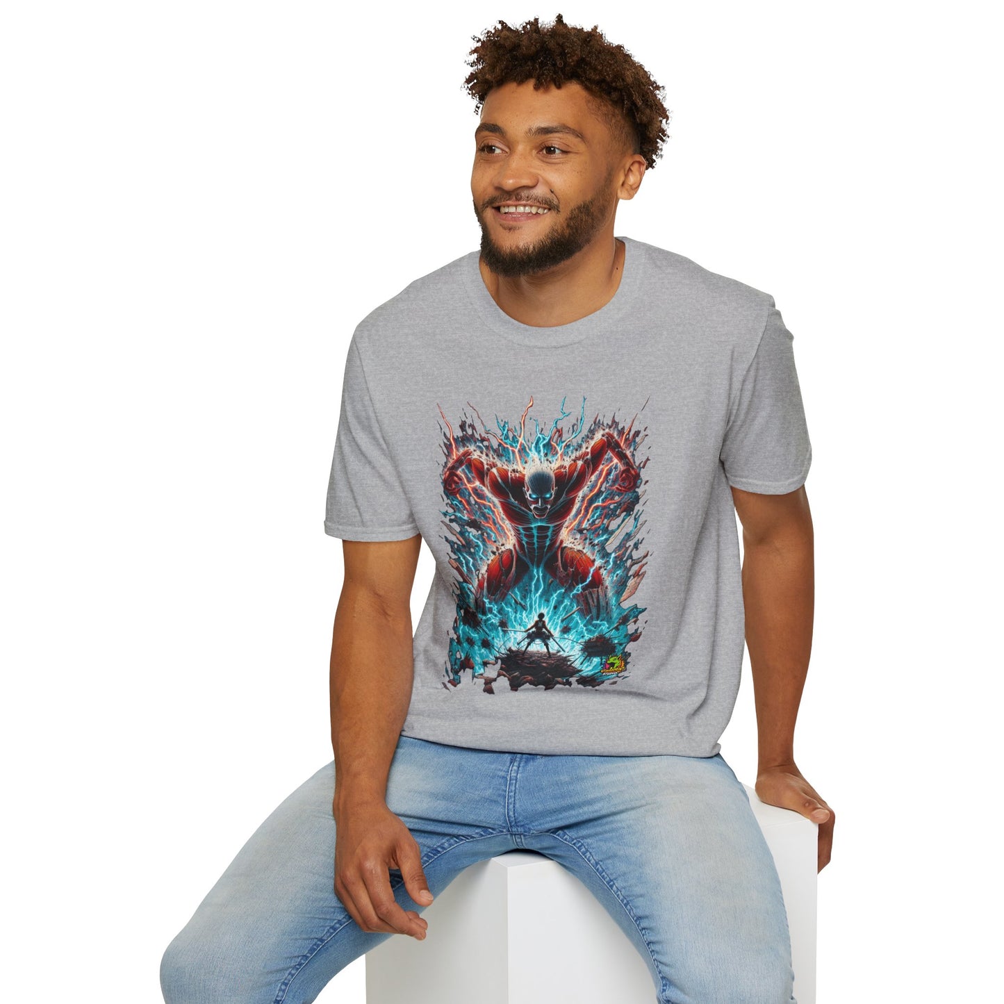 | - Eren Yeager Titan’s Courage Tee | Official Attack on Titan Shirt | - premium material. perfect gift idea. Order yours now and stand out with this exclusive piece!