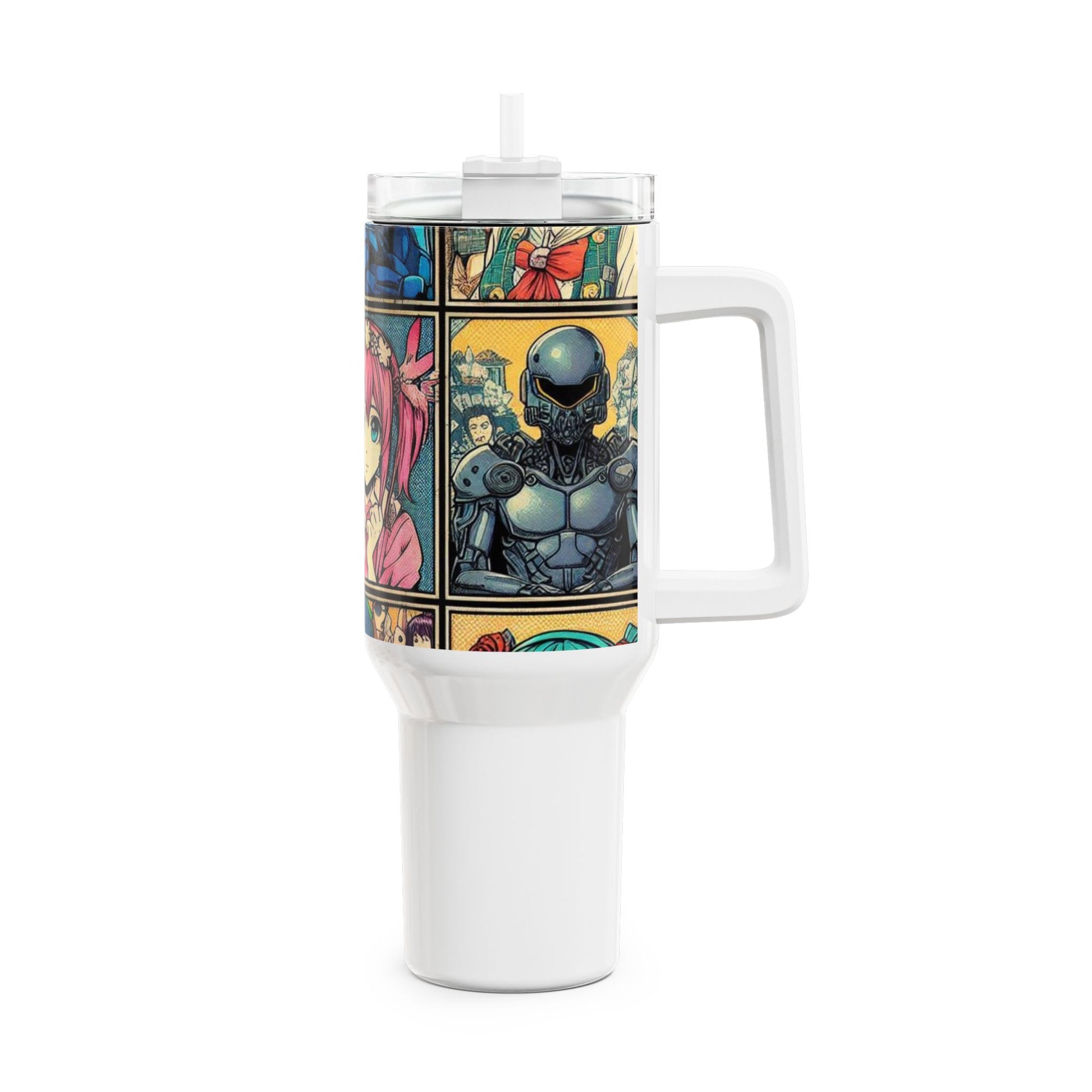 Cartoon - Stanley cup | Geeky Anime Drinkware | Colorful Cartoon Tumbler for Fans - premium material. perfect gift idea. Order yours now and stand out with this exclusive piece!