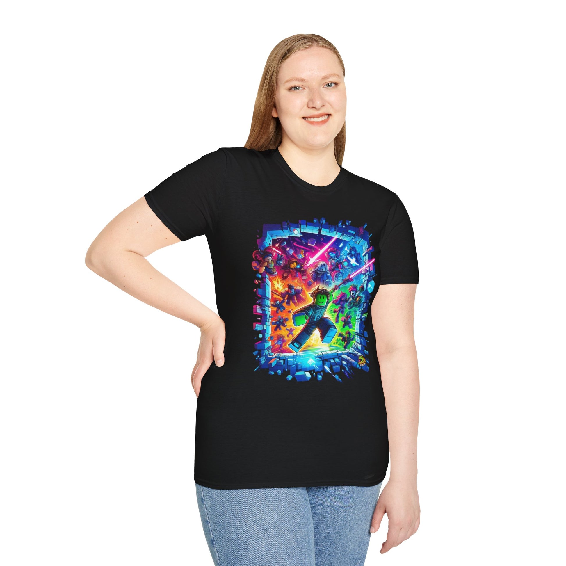 Graphic - Roblox Gamer T-Shirt for Kids | Cool Roblox Shirt | Roblox Graphic Tee | Roblox Kids Clothing - premium material. limited stock. Order yours now and stand out with this exclusive piece!