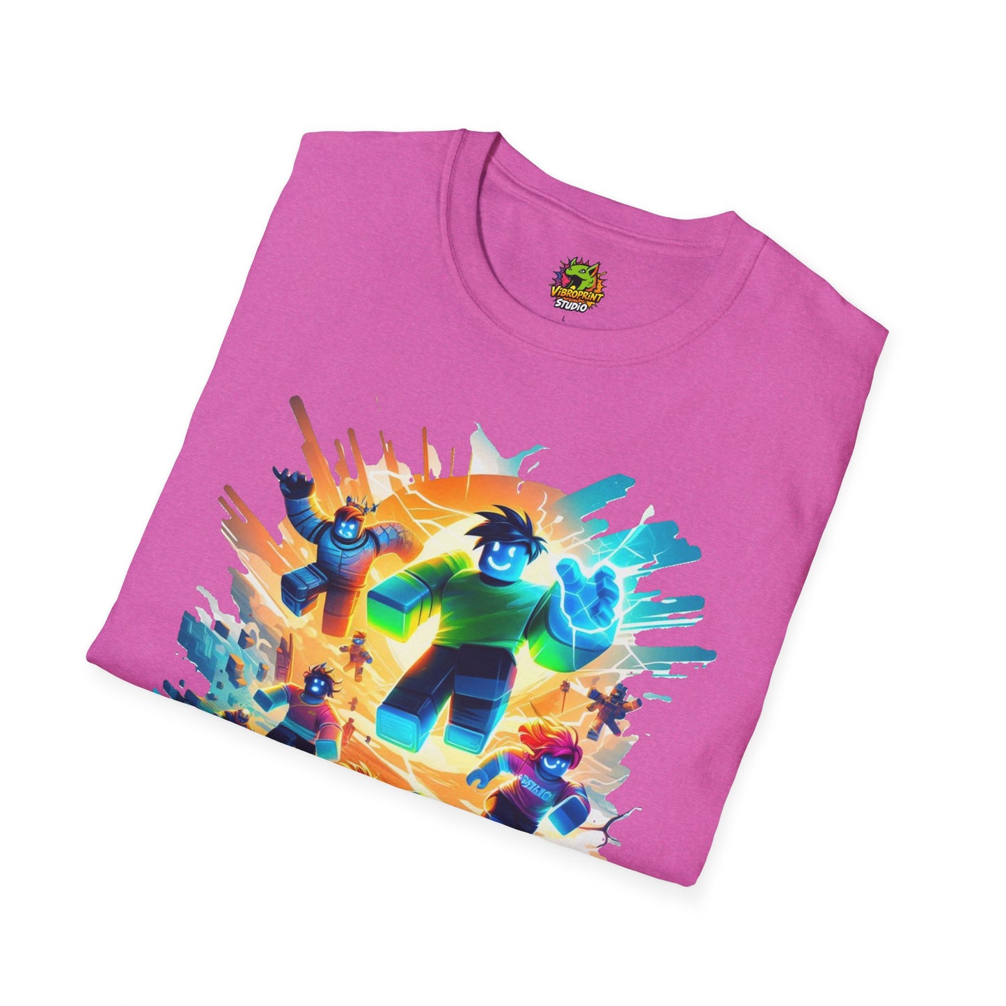 Unique Roblox Game Tee for Kids | Roblox Clothing for Boys & Girls | Cool Roblox Graphic T-Shirt | Roblox Merch Gift