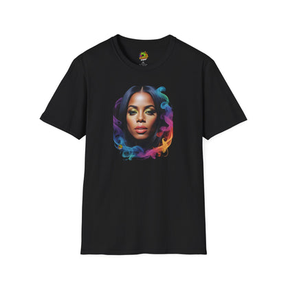 Aaliyah shirt | Celebrating a Timeless Icon | Memorial Tribute to the Princess of R&B - High Quality Image