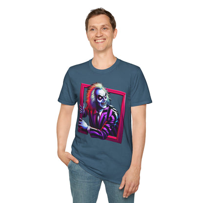 Shirt - Beetlejuice Shirt | Classic Beetlejuice Tee | Creepy Beetlejuice Tee | Beetlejuice Movie Merch - premium material. perfect gift idea. Order yours now and stand out with this exclusive piece!